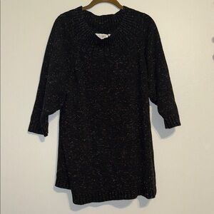 Vintage Elegant Black Sweater